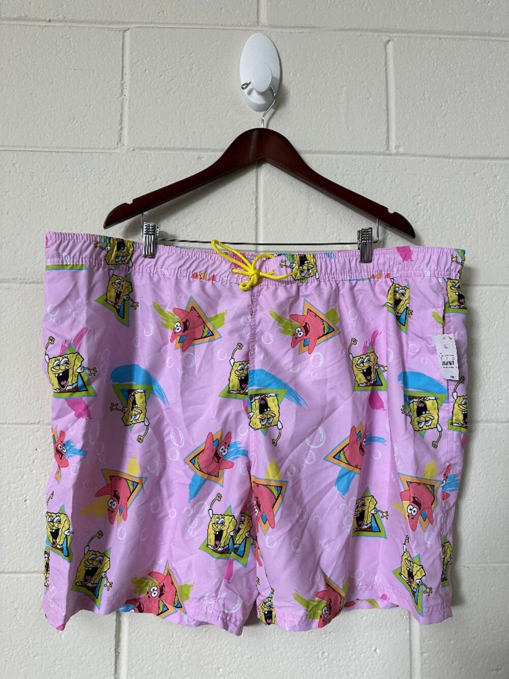 NWT Spongebob Squarepants Swim Trunks Size XXL